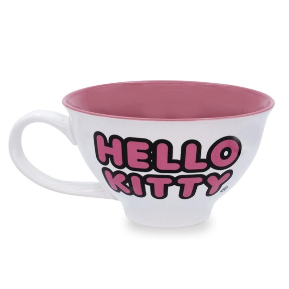 Hello Kitty Ceramic Teacup and Saucer Set - Picture 3 of 5
